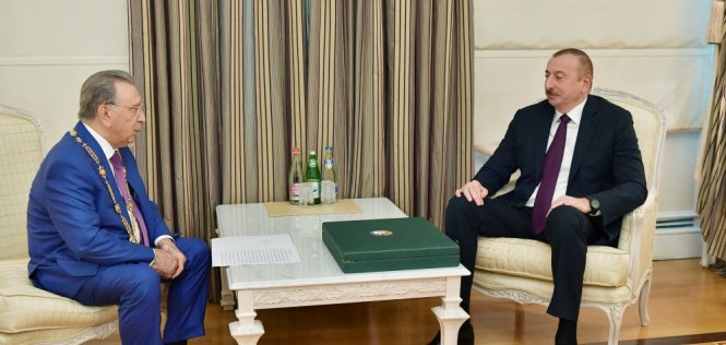 Prezident Ramiz Mehdiyevi qəbul etdi - Fotolar