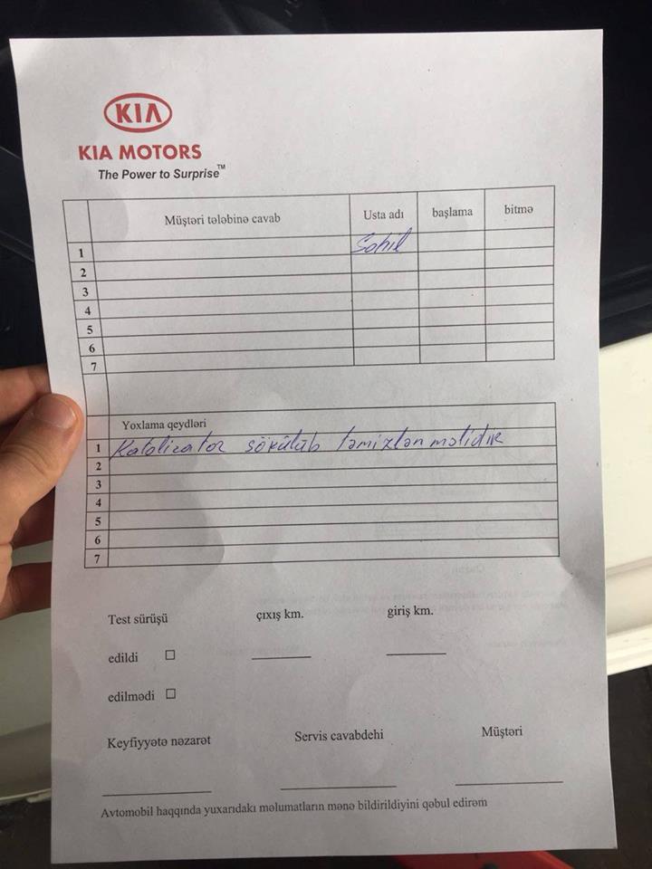 "Kia Motors"un "problemi yoxdur" dediyi avtomobil sürücünü 5 min dollar ziyana saldı - ŞİKAYƏT