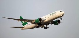 “Turkmenistan Airlines” Moskvaya uçuşların dayandırılmasını martın sonuna qədər uzadıb