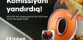 Unibank “Komissiyasız çərşənbə” aksiyası keçirir