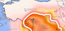 Suriyadan Türkiyəyə toz dalğası daxil oldu