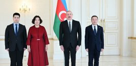 İlham Əliyev Çinin yeni səfirinin etimadnaməsini qəbul edib