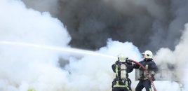 Bakıda anbarda baş verən yanğın şiddətlənib - Qərargah yaradılıb