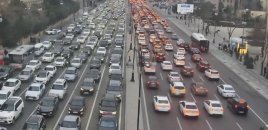 Bakıda bu yollarda sıxlıq var - SİYAHI