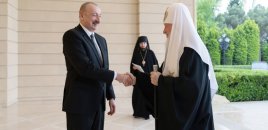 Prezident İlham Əliyev Moskvanın və Bütün Rusiyanın Patriarxı Kirill ilə görüşüb - FOTOLAR