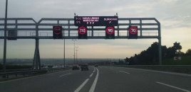 Bu yolda sürət həddi endirildi