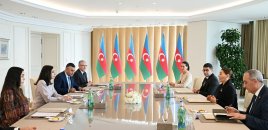 Mehriban Əliyeva Mərakeşin xanım Şahzadəsi ilə görüşüb - FOTOLAR