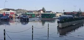 FHN: Yağıntılı havaya görə bəzi əraziləri su basıb