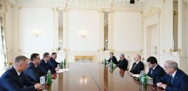 Azərbaycan Prezidenti Belarusun Baş nazirini qəbul edib - FOTOLAR
