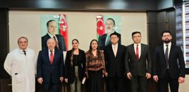 Leyla və Arzu Əliyevalar Onkologiya Mərkəzində - Fotolar