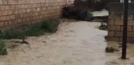 Hacıqabulda kəndlərə sel gəldi, evləri su basdı