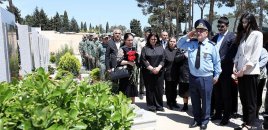 Milli Qəhrəman İlqar Mirzəyevin anım mərasimi keçirilib - FOTOLAR
