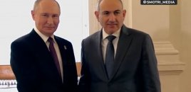 Putin Paşinyanı belə qarşıladı - VİDEO