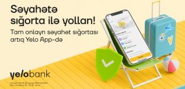 Səyahət sığortasını artıq Yelo App ilə ala biləcəksiniz