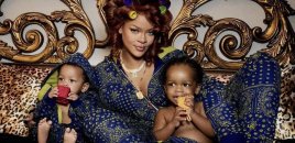 Rihanna övladlarına özü baxır