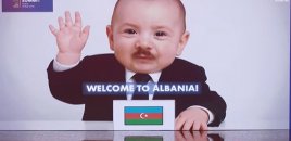 Prezidentləri güldürən sürpriz...- VİDEO