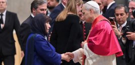 Sahibə Qafarova Roma Papasının taxtaçıxma mərasimində iştirak edib