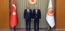 Numan Kurtulmuş Ədalət Vəliyevi qəbul edib