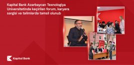 Kapital Bank forum, karyera sərgisi və təlimlərdə təmsil olunub