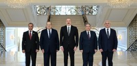 İlham Əliyev Misir Senatının sədrini qəbul etdi - FOTOLAR