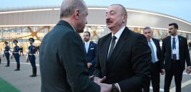 İlham Əliyev Ərdoğanı yola saldı - FOTOLAR
