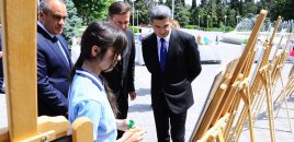 Naftalanda “Hər Uşaq Bir Çiçəkdir!” adlı bayram tədbiri keçirilib - FOTOLAR