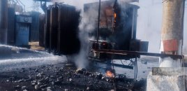 Ucarın elektrik yarımstansiyasında yanğın olub, bir sıra kəndlər işıqsız qalıb
