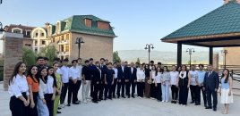 Elxan Nəcəfov Qarabağ Universitetində təhsil alan naxçıvanlı tələbələrlə görüşdü - FOTOLAR