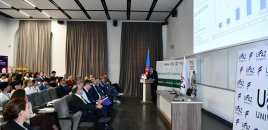 ADNSU-nun təşkilatçılığı ilə beynəlxalq konfransa start verildi - FOTOLAR