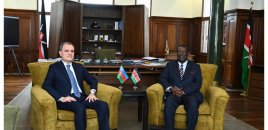 Ceyhun Bayramov Keniyanın Baş naziri, xarici işlər və diaspor naziri Musalia Mudavadi ilə görüşüb