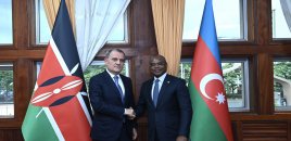 Ceyhun Bayramov Keniya Respublikası Parlamenti Senatının sədri Amason Ceffa Kinqi ilə görüşüb