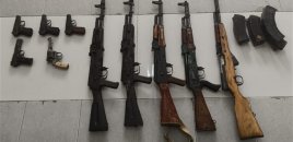 Sabunçu rayonunda silah-sursat aşkarlandı