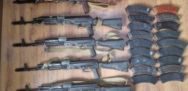 Həftəsonu Bakıda və regionlarda 5 avtomat və digər silah-sursat aşkar edilib Hadisə
