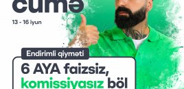 13 - 16 iyun İRŞADDA, daha sərfəlisi real endirimlərlə "Yaşıl Cümə"də!