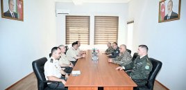 Azərbaycan və Gürcüstan hərbi tibb mütəxəssisləri arasında görüş keçirilib - FOTOLAR