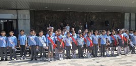 Füzuli şəhərində "Son zəng" çalındı - FOTOLAR