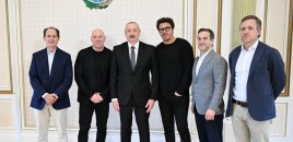 İlham Əliyev UFC-nin prezidentini qəbul etdi