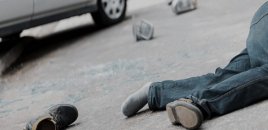 Hacıqabulda avtomobil piyadanı vurub