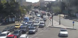 Bakıda bu yollarda sıxlıq var - SİYAHI