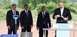 Xankəndi Dəmir Yolu və Avtovağzal Kompleksinin təməli qoyulub