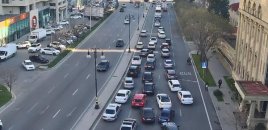 Bakıda bu yollarda sıxlıq var - SİYAHI