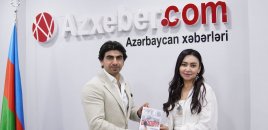 Qazaxıstanın tanınmış media holdinqinin rəhbəri “Azxeber”i ziyarət etdi – FOTOLAR