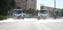 Bakıda növbəti dəfə genişmiqyaslı təmizlik işləri aparılıb
