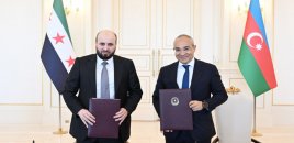 SOCAR ilə Suriya Ərəb Respublikası Hökuməti arasında Anlaşma Memorandumu imzalanıb