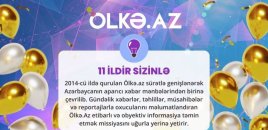 Ölkə.Az 11 yaşını qeyd edir