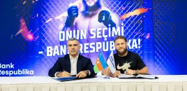 UFC ulduzu Rafael Fiziev Bank Respublikanı seçdi - FOTOLAR
