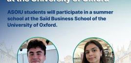 ADNSU tələbələri Oksford Universitetində yay məktəbinə seçiliblər - FOTOLAR