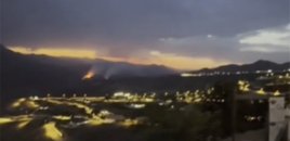 Laçındakı meşə yanğını söndürüldü
