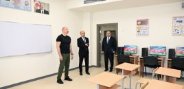 Ağdam şəhər 1 nömrəli tam orta məktəbin binasının açılışı olub