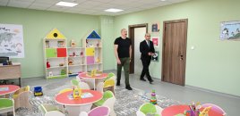 Ağdam şəhərində 1 nömrəli körpələr evi-uşaq bağçası istifadəyə verilib